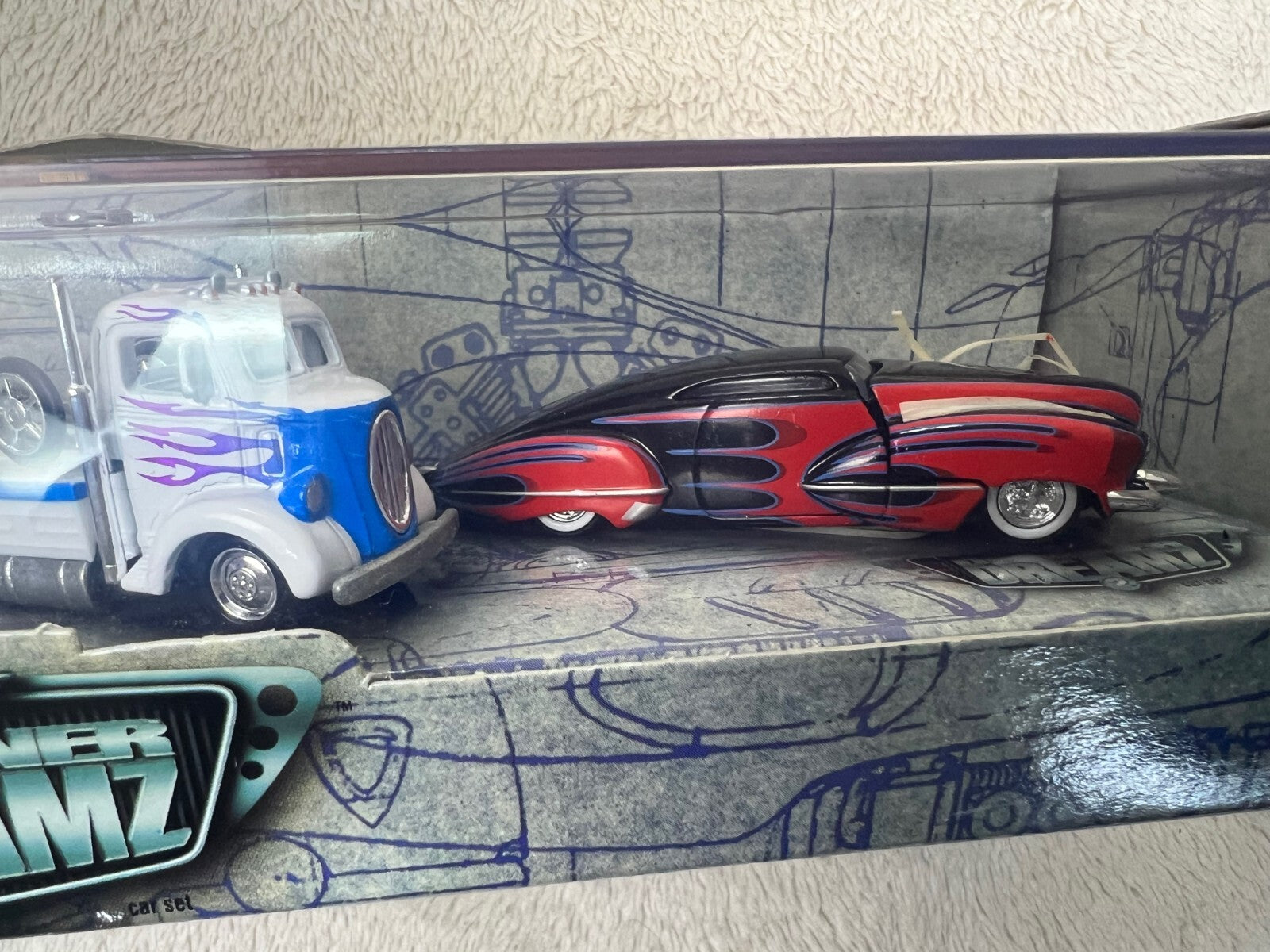 🔥Hot Wheels 4-Pack Designer Dreamz 2 Custom Series Display Horsepower Club🔥