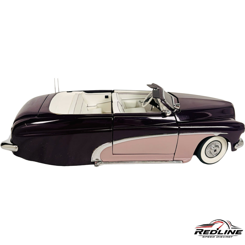 🇺🇸Danbury Mint 50 1950 Mercury Custom Convertible Hot Rod 1:24 C2🇺🇸