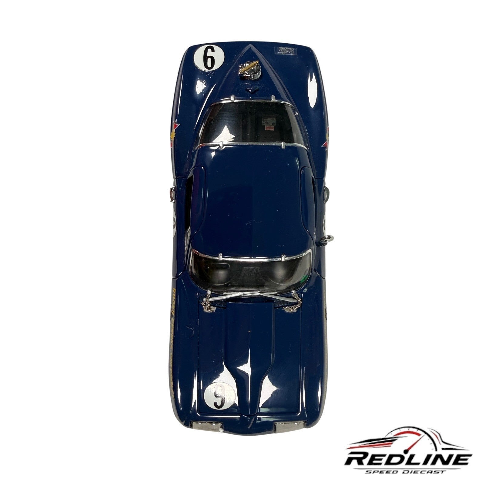 🏁Danbury Mint Chevrolet Corvette Penske Racer Diecast Dark Blue 1:24 C2🏁