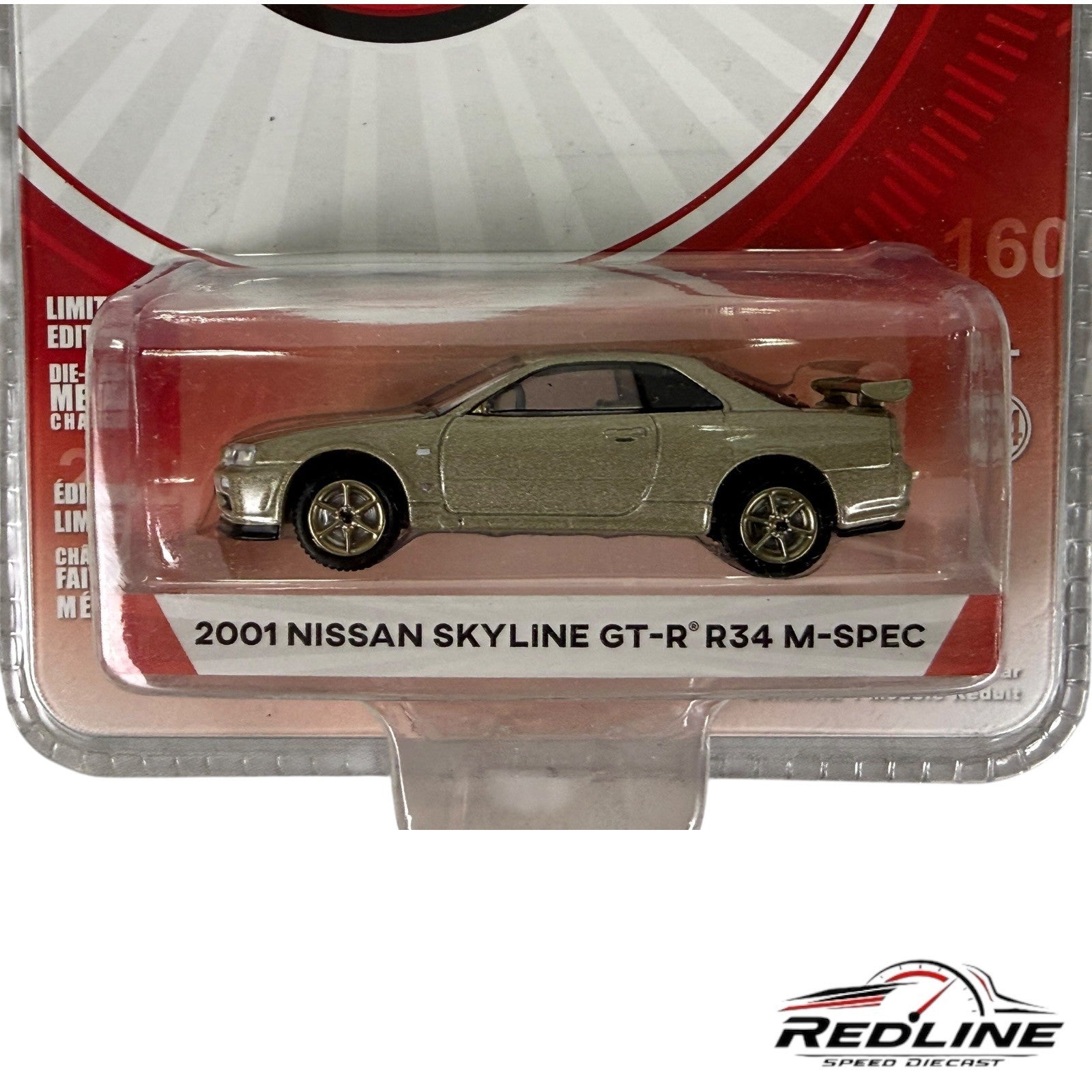 🎌Greenlight 2001 Nissan Skyline GT-R R34 M-SPEC Tokyo Torque 1:64 H26🎌