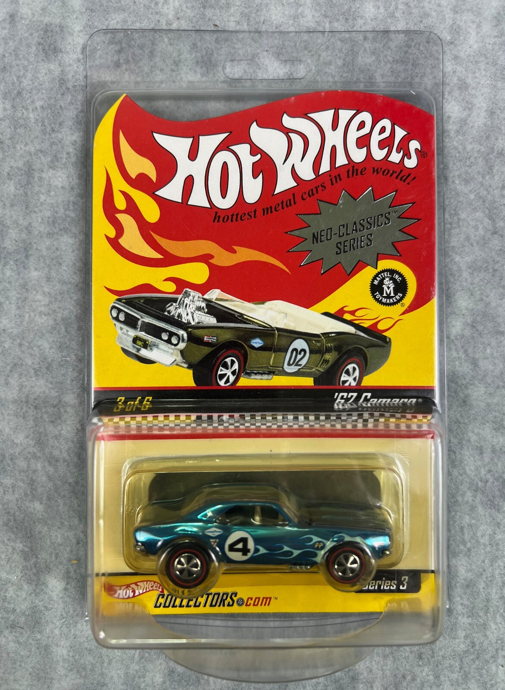 🇺🇸🇺🇸Hot Wheels RLC '67 Camaro Ice Blue Neo-Classics Series 3 H31🇺🇸🇺🇸