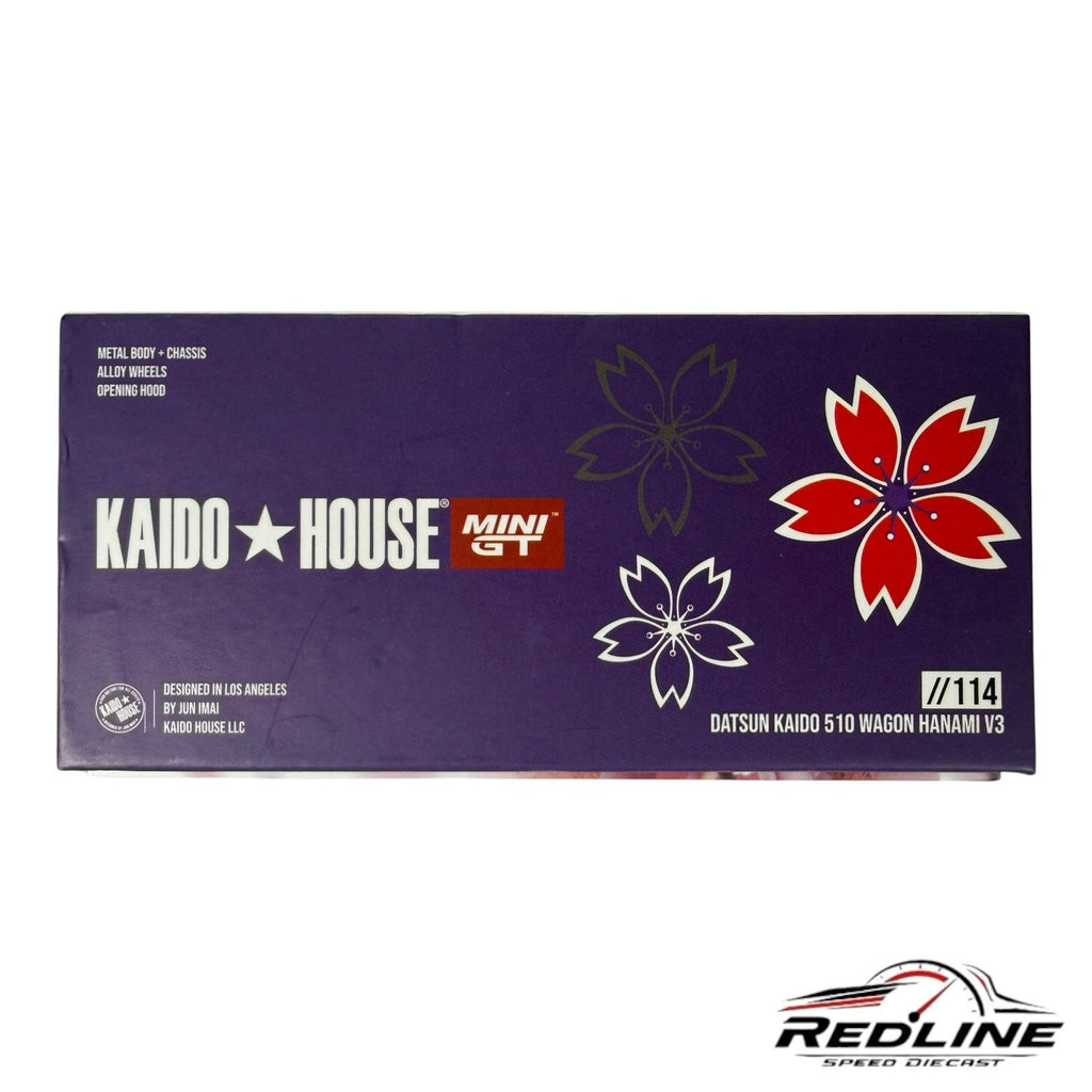 🎌🎌Kaido House CHASE Datsun 510 Wagon Hanami v3 114 KHMG114 1:64 H15🎌🎌