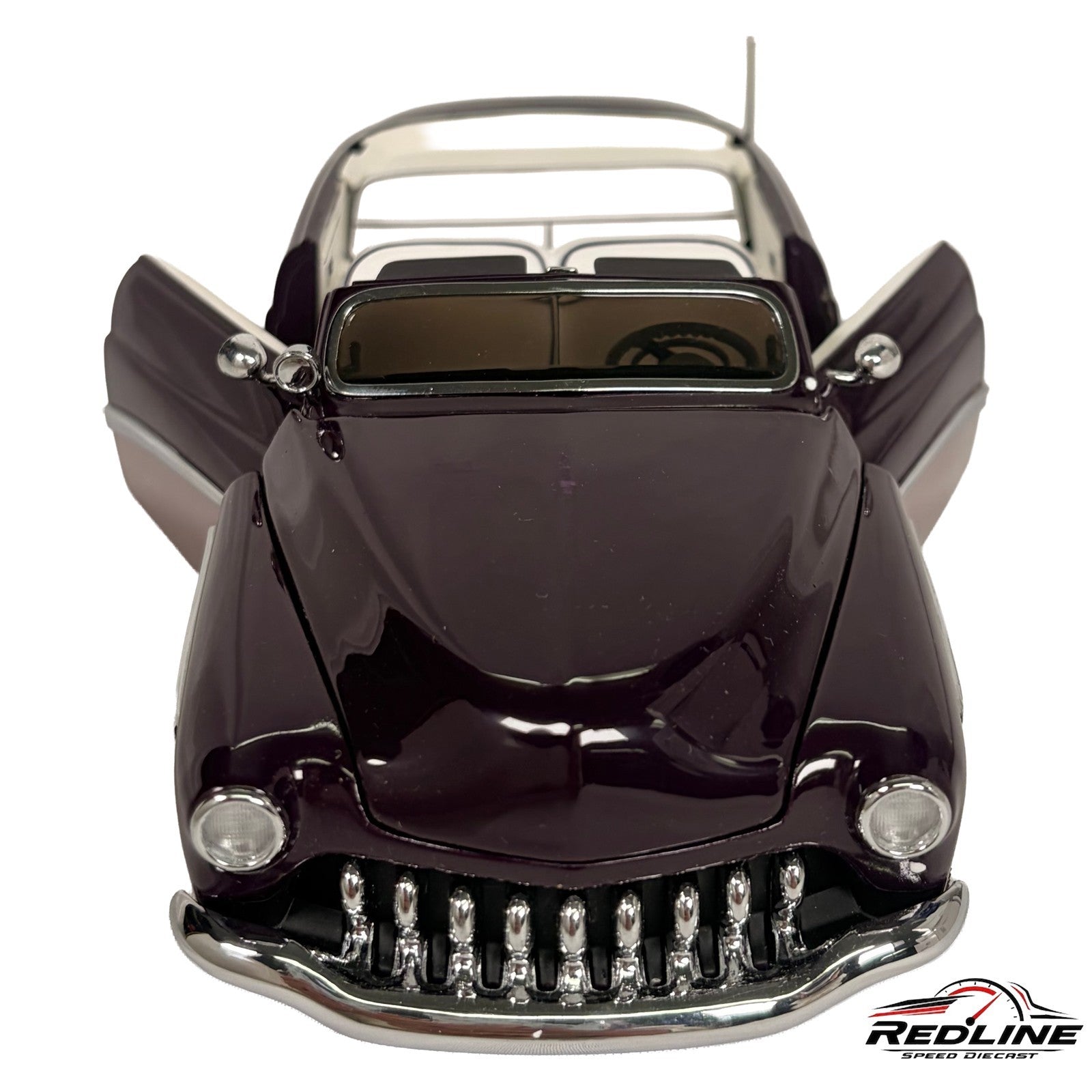 🇺🇸Danbury Mint 50 1950 Mercury Custom Convertible Hot Rod 1:24 C2🇺🇸