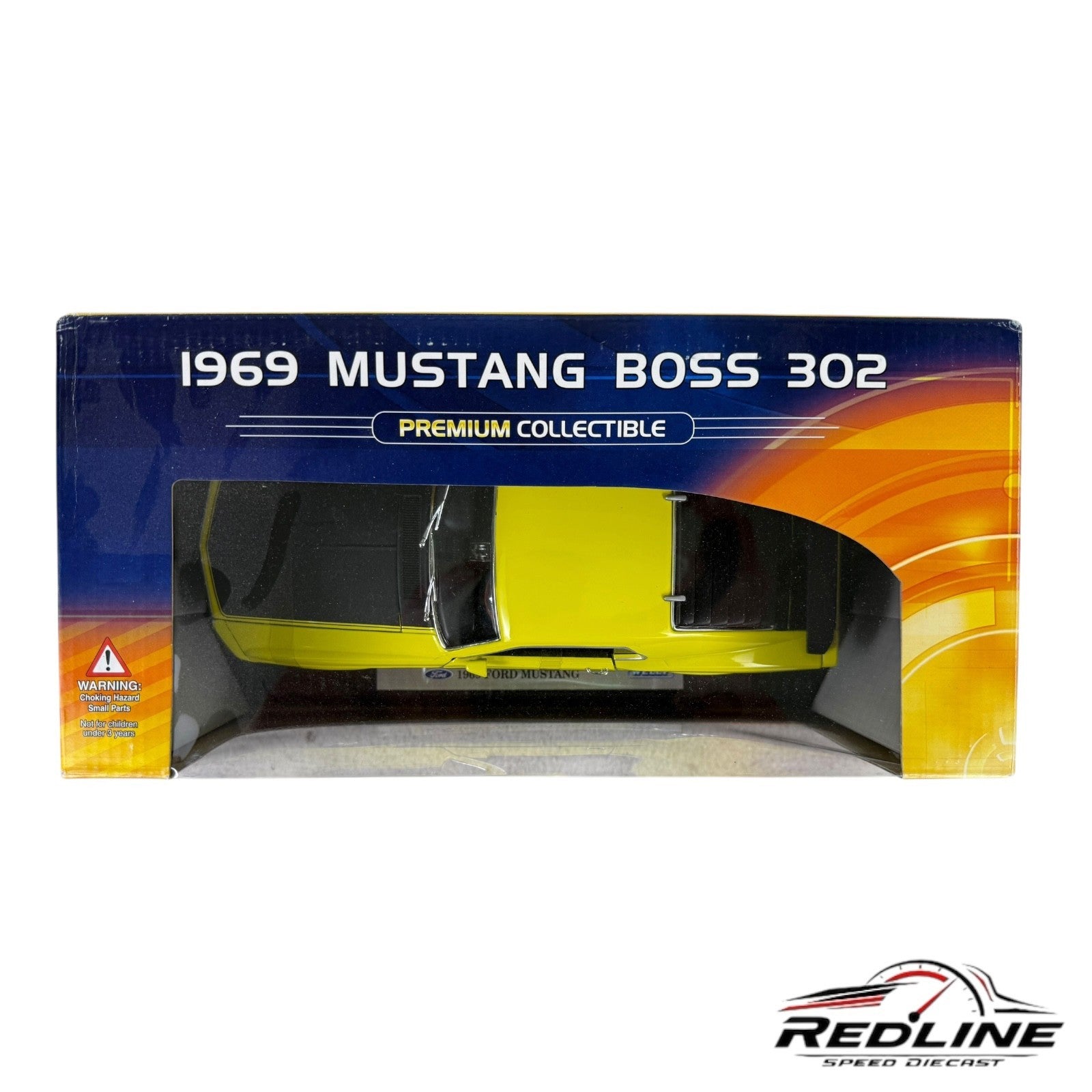 🐎🐎🐎WELLY 1969 MUSTANG BOSS 302  WHITE 1:18  HW🐎🐎🐎