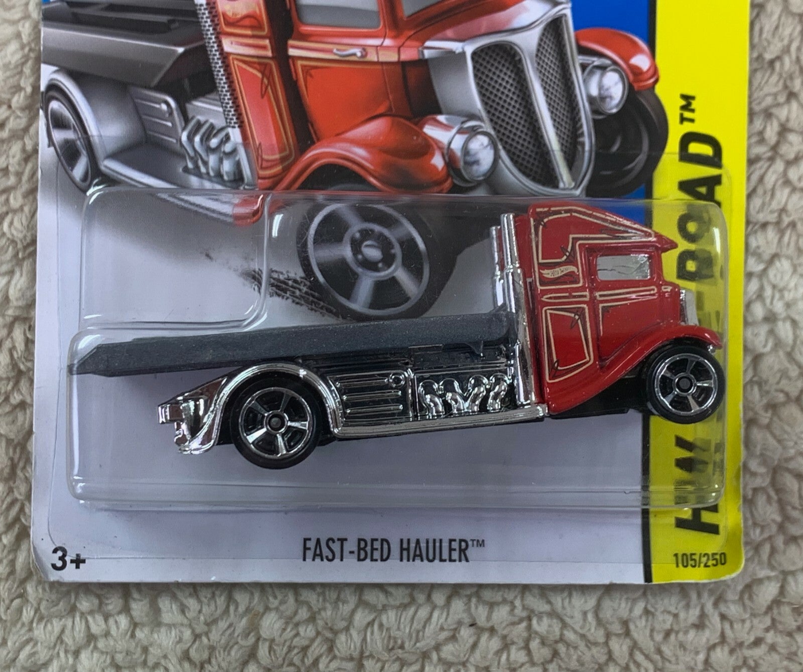 **********HOT WHEELS FAST-BED HAULER RED HW OFF-ROAD #105/250 NEW HW05**********