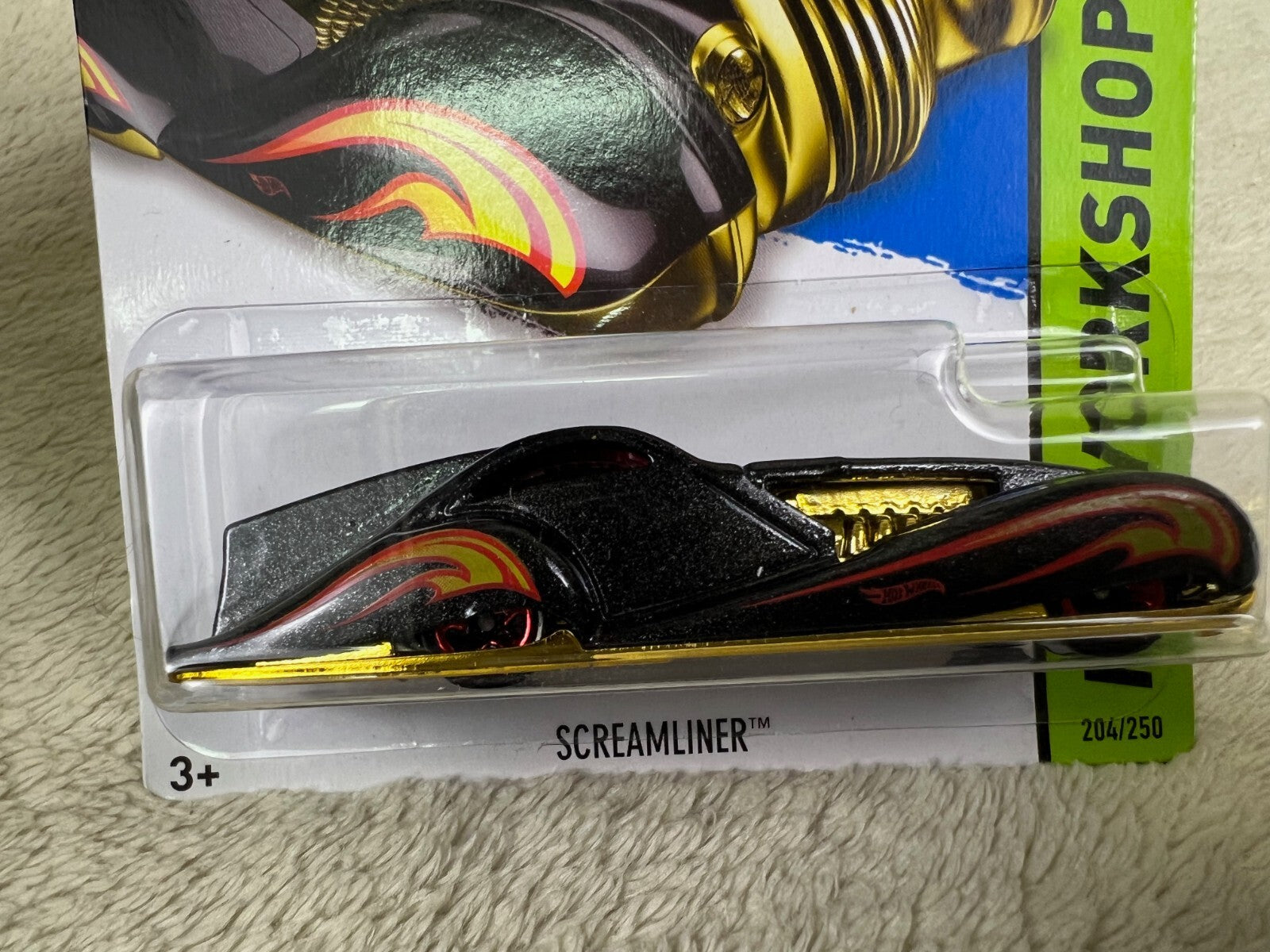🔥🔥🔥🔥Hot Wheels Screamliner HW Workshop  Black & Gold HW12🔥🔥🔥🔥