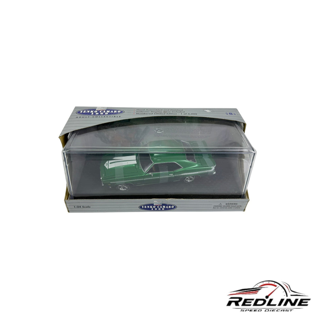 🇺🇸Classic Metal Works Yenko Camaro 1969 GREEN 1:24 B1🇺🇸