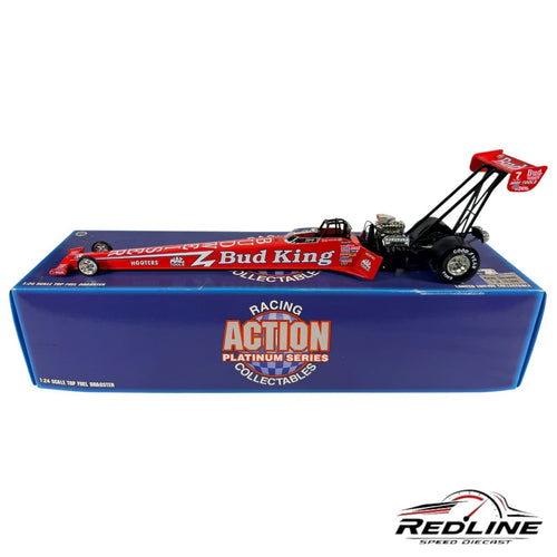 🏁Action Racing 1995 Kenny Bernstein Budweiser Top Fuel Dragster Red 1:24🏁