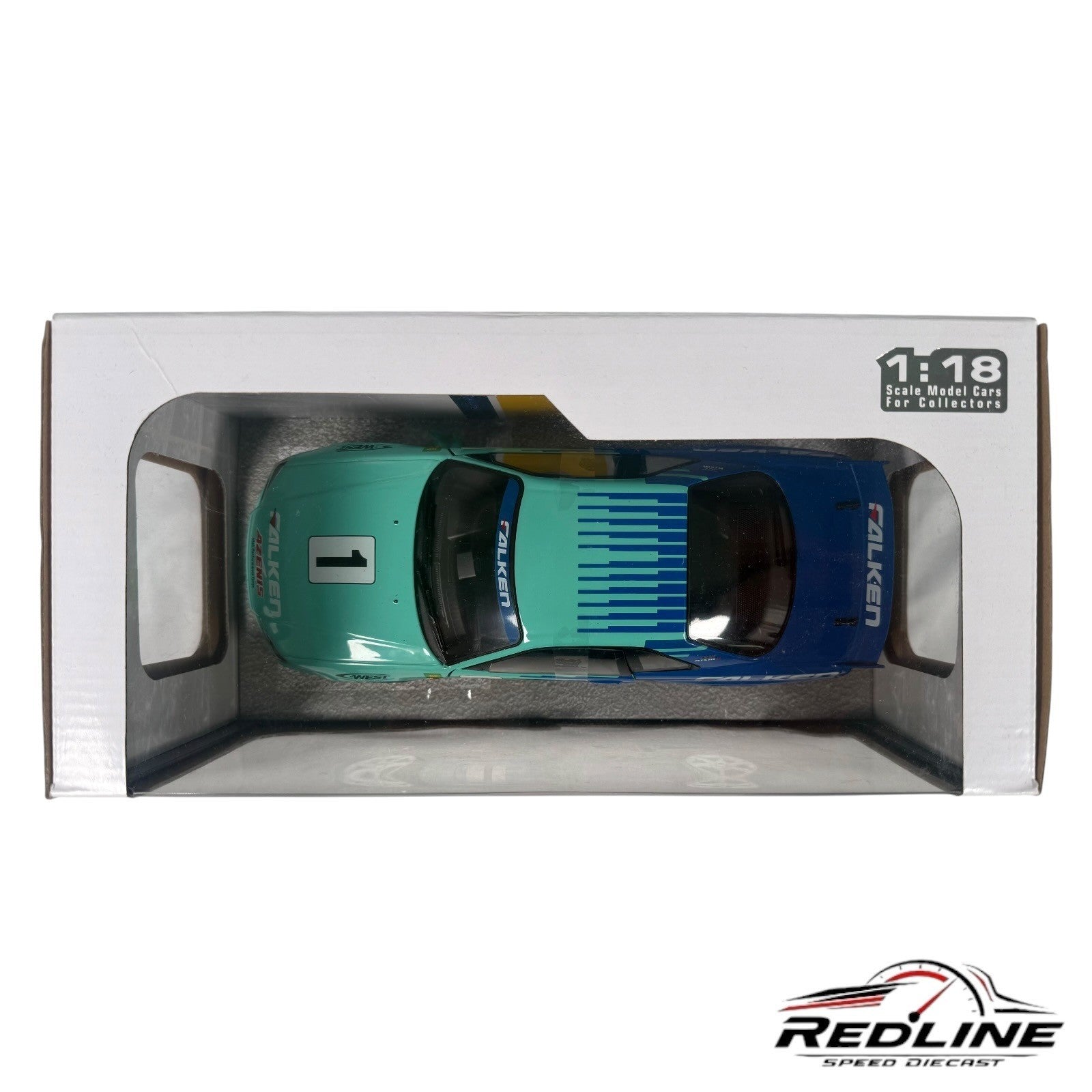 🎌SolidoS Nissan Skyline R34 GTR JGTC 2001 Falken  1:18 READ DESCRIPTION C3🎌
