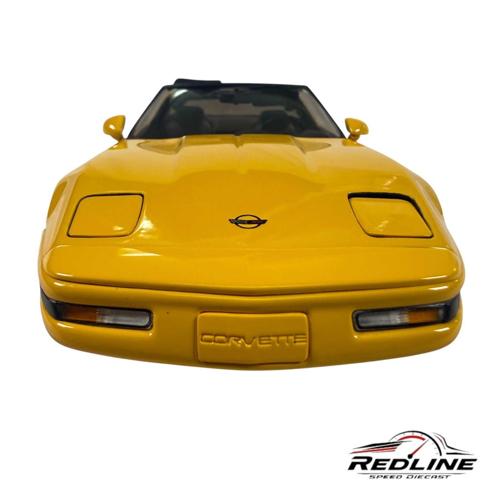 🇺🇸Danbury Mint 1995 Chevrolet Corvette ZR-1 Yellow 1:24 D1🇺🇸