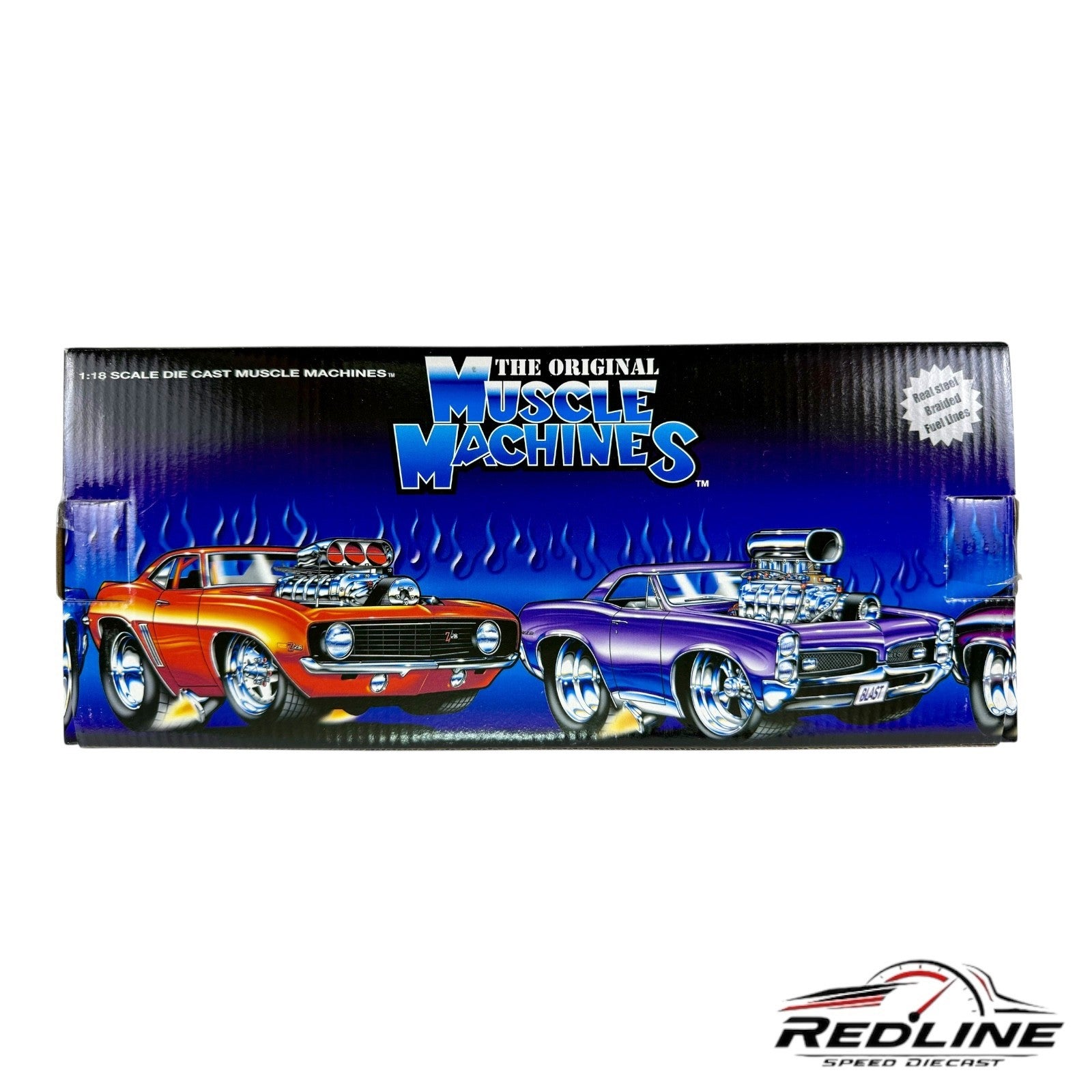 🇺🇸🇺🇸Funline Muscle Machines  Rare Green And Black 70 Cuda 1:18🇺🇸🇺🇸