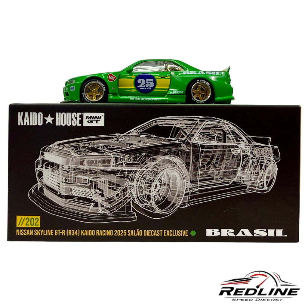 🇧🇷Kaido House Nissan Skyline GT-R R34 Salão Exclusive Brazil 2025 H36🇧🇷