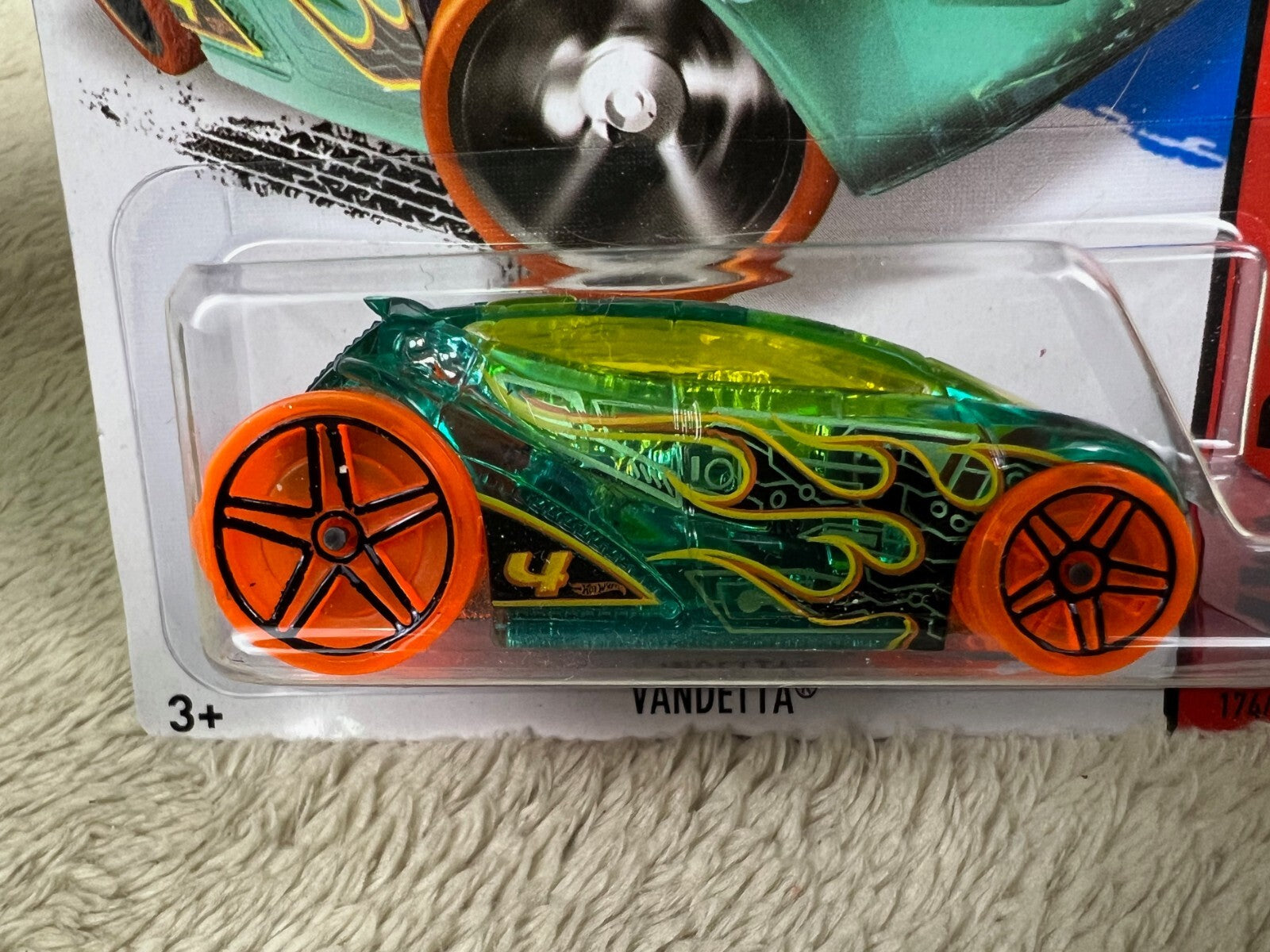 🔥🔥🔥🔥Hotwheels Vandetta Green HW Race X-Raycers HW12🔥🔥🔥🔥