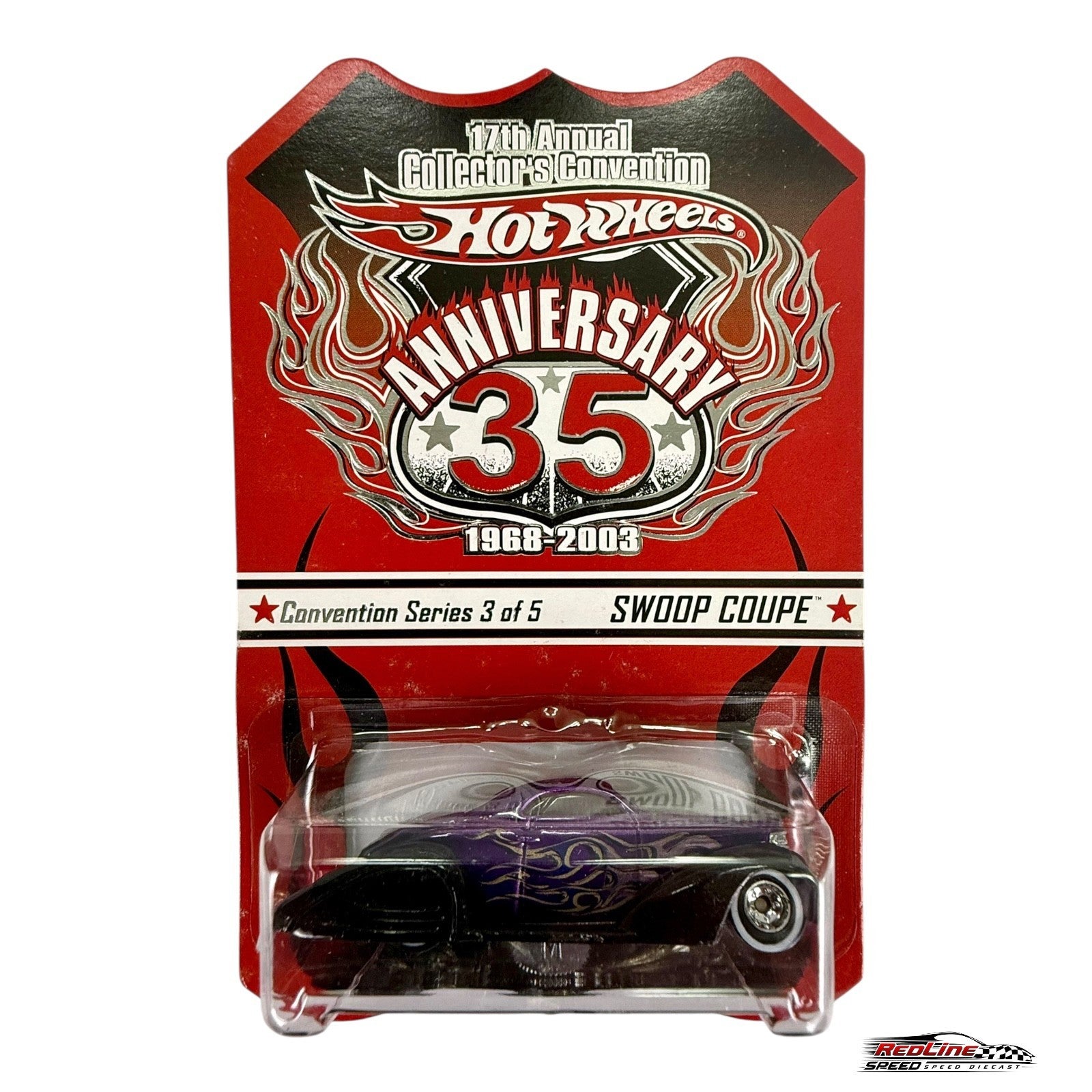 🇺🇸Hot Wheels  17th Annual Collectors Convention Swoop Coupe 180/5000 H28🇺🇸