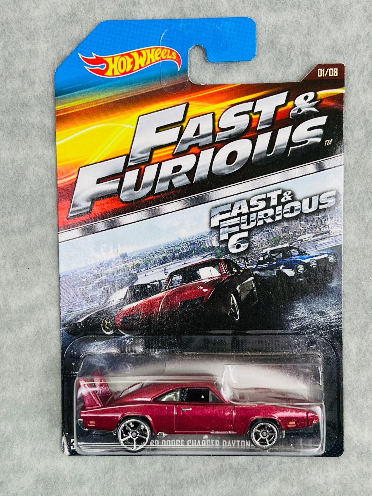 🇺🇸🇺🇸Hotwheels Fast & Furious 6 '69 Dodge Charger Daytona HW24🇺🇸🇺🇸