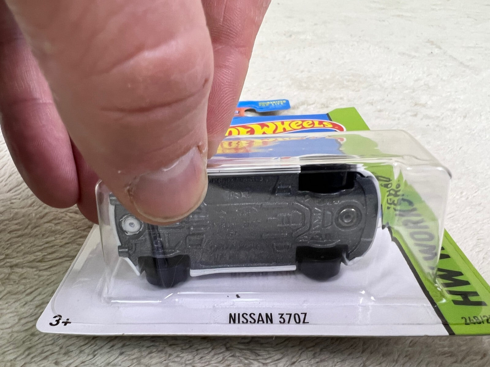 🔥🔥🔥🔥Hot Wheels #249 HW Workshop NISSAN 370Z WHITE Variation  HW12🔥🔥🔥🔥