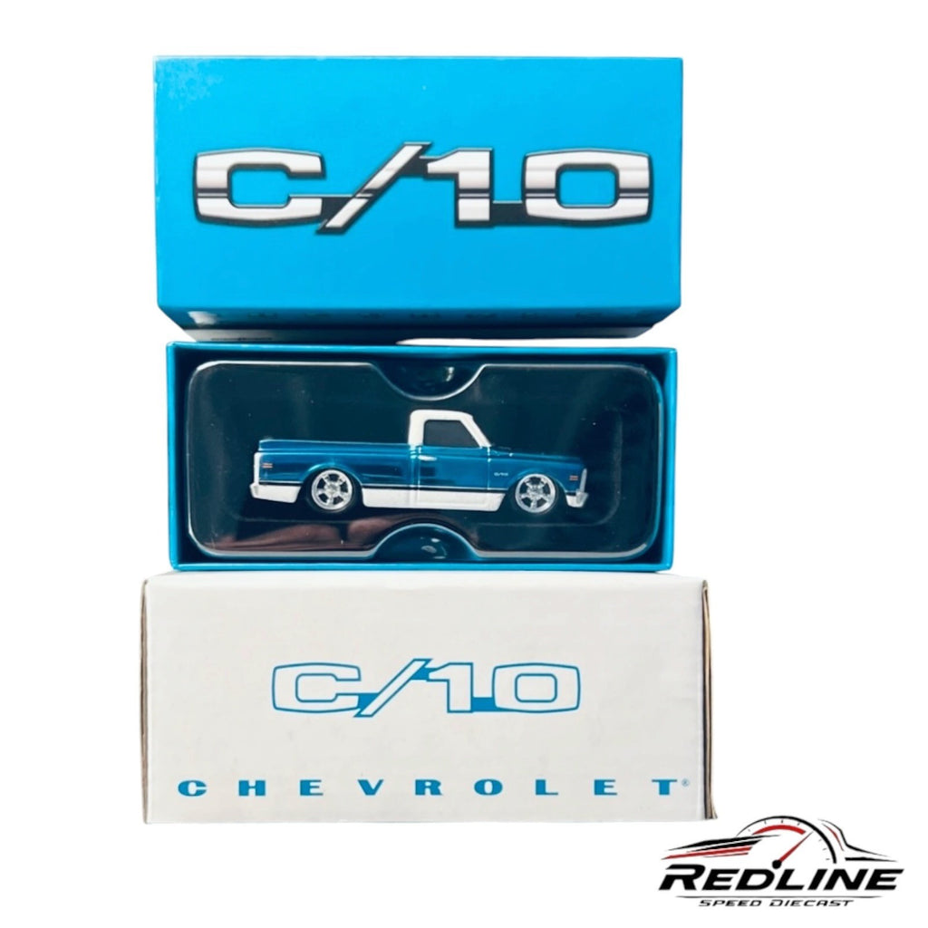 🇺🇸Hot Wheels RLC Exclusive '69 Chevy C-10 Spectraflame Aqua SEALED BOX H33🇺🇸