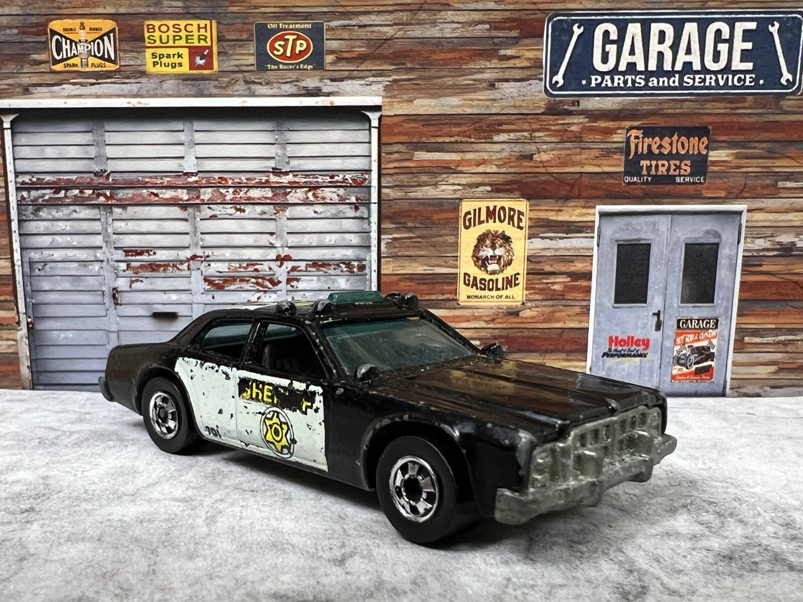 🔥🔥🔥Vintage 1982 Hot Wheels Chevrolet Police Patrol Car Sheriff 701 C14🔥🔥🔥