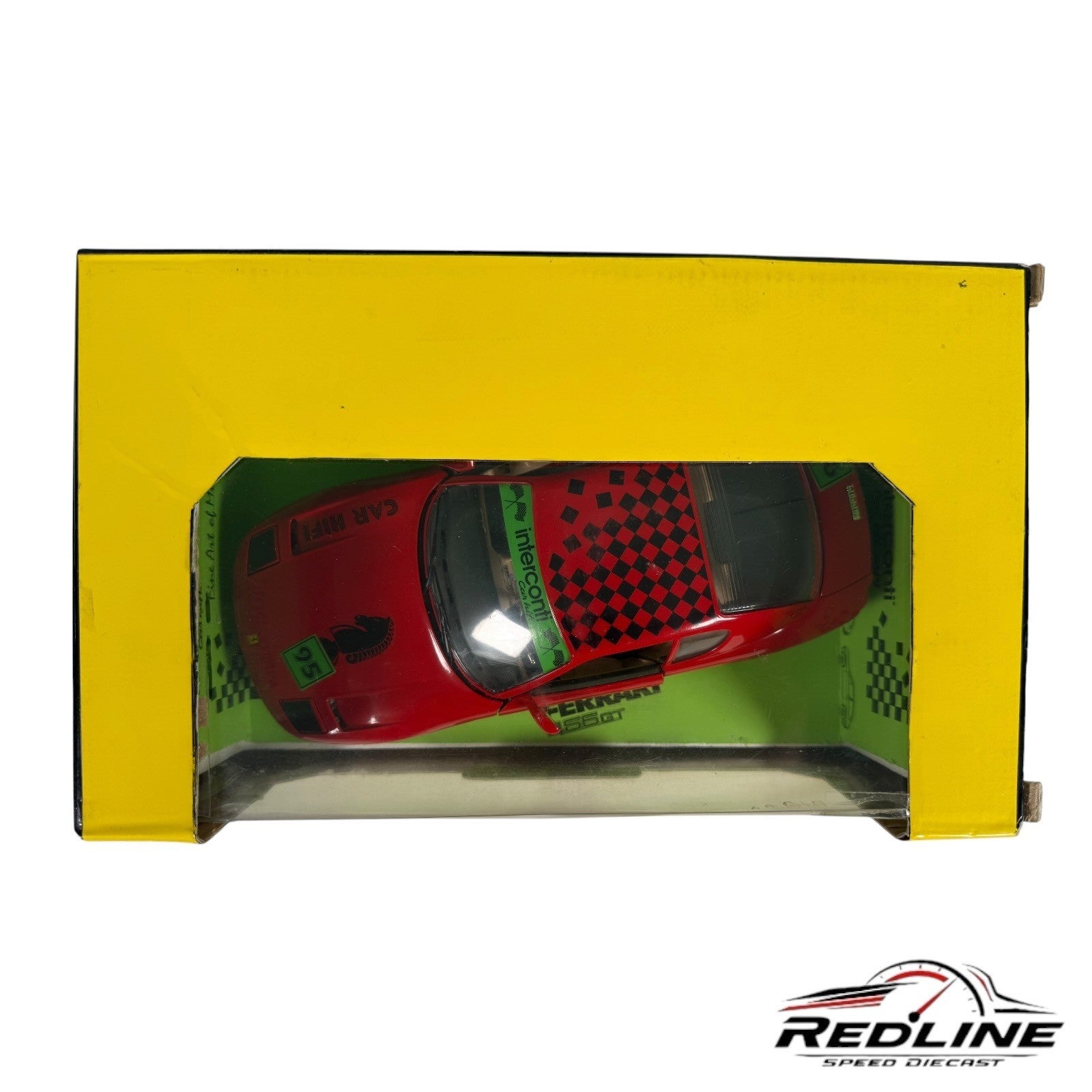 🇮🇹🇮🇹Bburago 456 GT Interconti Car HiFi Red 1:18🇮🇹🇮🇹