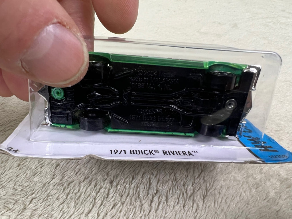 🔥🔥🔥🔥Hotwheels 1971 Buick Riviera Green Mr. Gasket CO HW City HW12🔥🔥🔥🔥