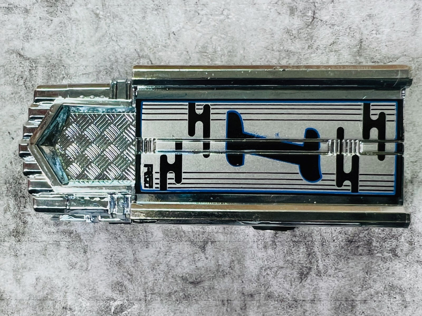 🎌🎌🎌Hot Wheels BLUE & Chrome Raijin Express Real Riders C19🎌🎌🎌
