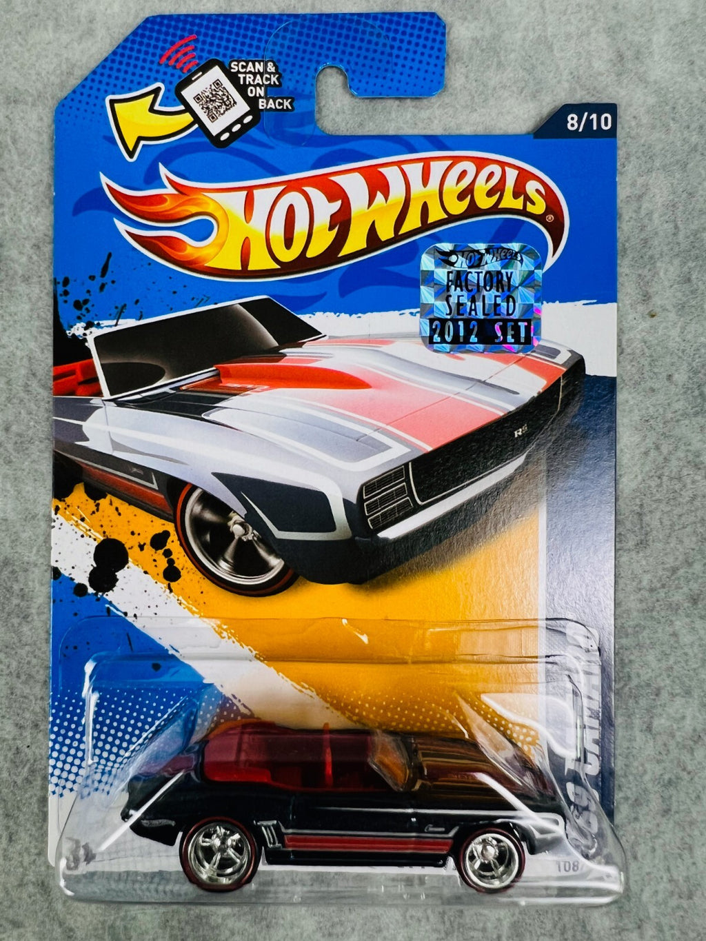 🇺🇸Hot Wheels SUPER Treasure Hunt '69 CHEVY CAMARO FACTORY SEALED H31🇺🇸