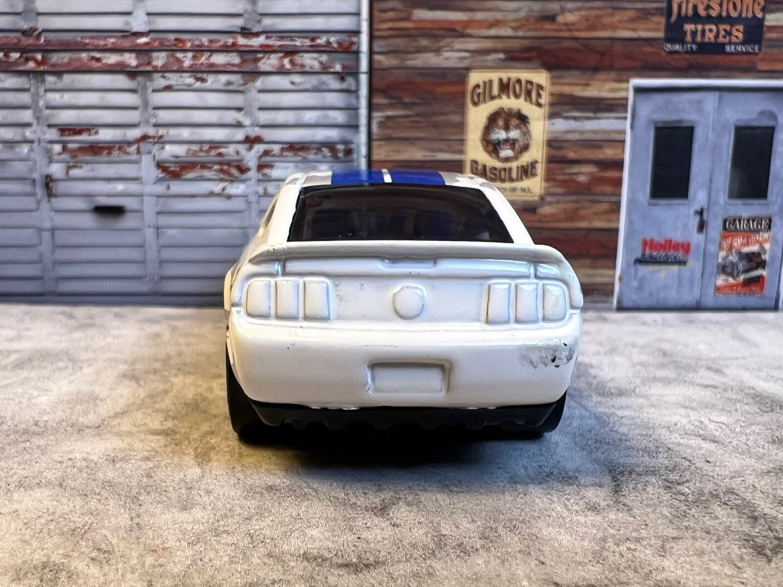 🇺🇸🇺🇸Hot Wheels 2007 Ford Shelby GT-500  White Blue and Grey C4🇺🇸🇺🇸