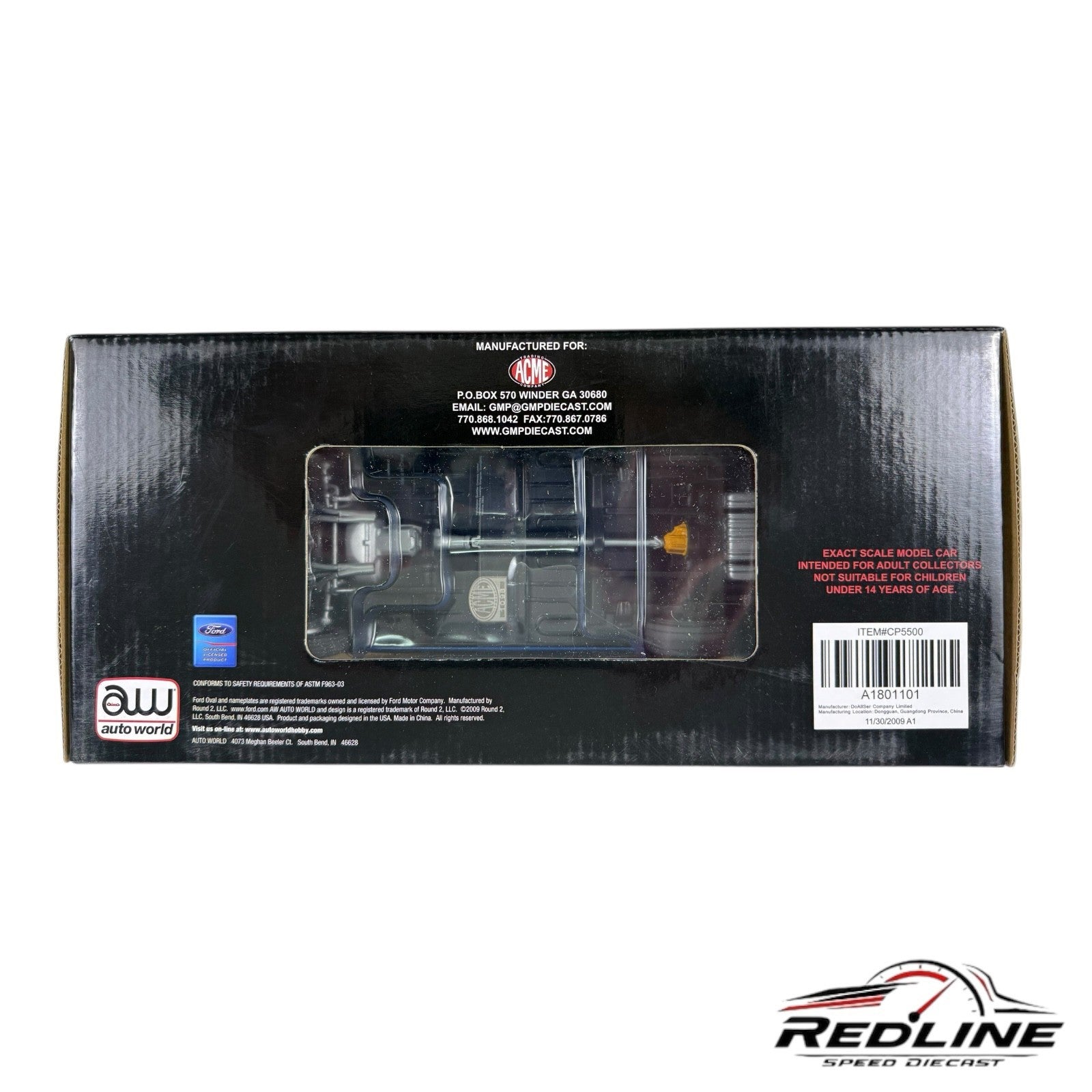 ACME GMP Ford Thunderbolt Georgia Shaker Blue Metallic FRANK VEGO FORD 1:18 LN
