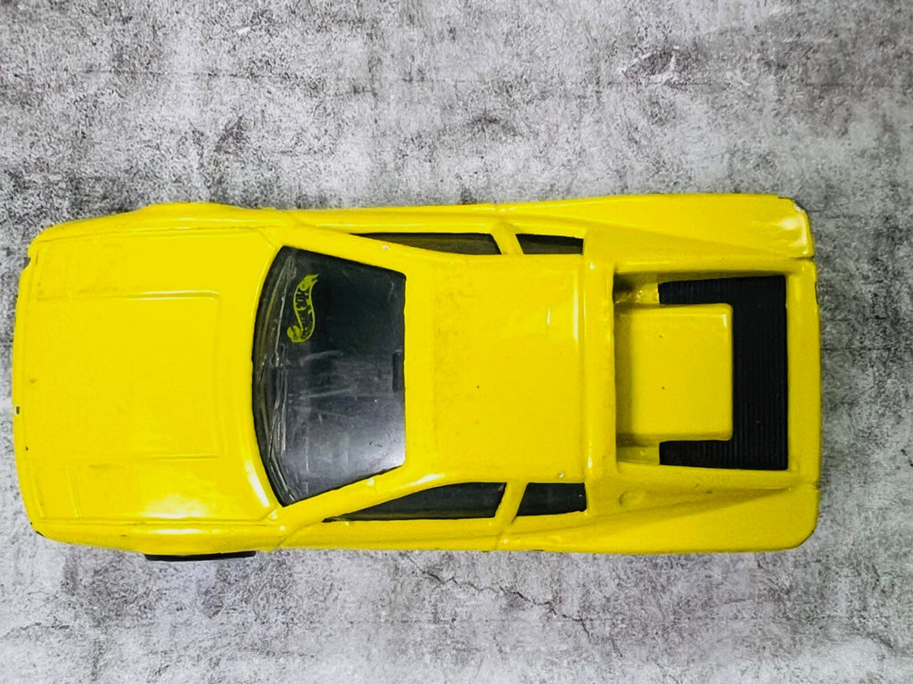 🇮🇹🇮🇹🇮🇹 Hot Wheels Exclusive Ferrari Testarossa Yellow C18🇮🇹🇮🇹🇮🇹