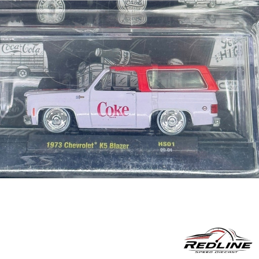 🔥M2 Machines 1973 Chevy K5 Blazer Lowered Coca Cola Red White 51500 HS01 H23🔥