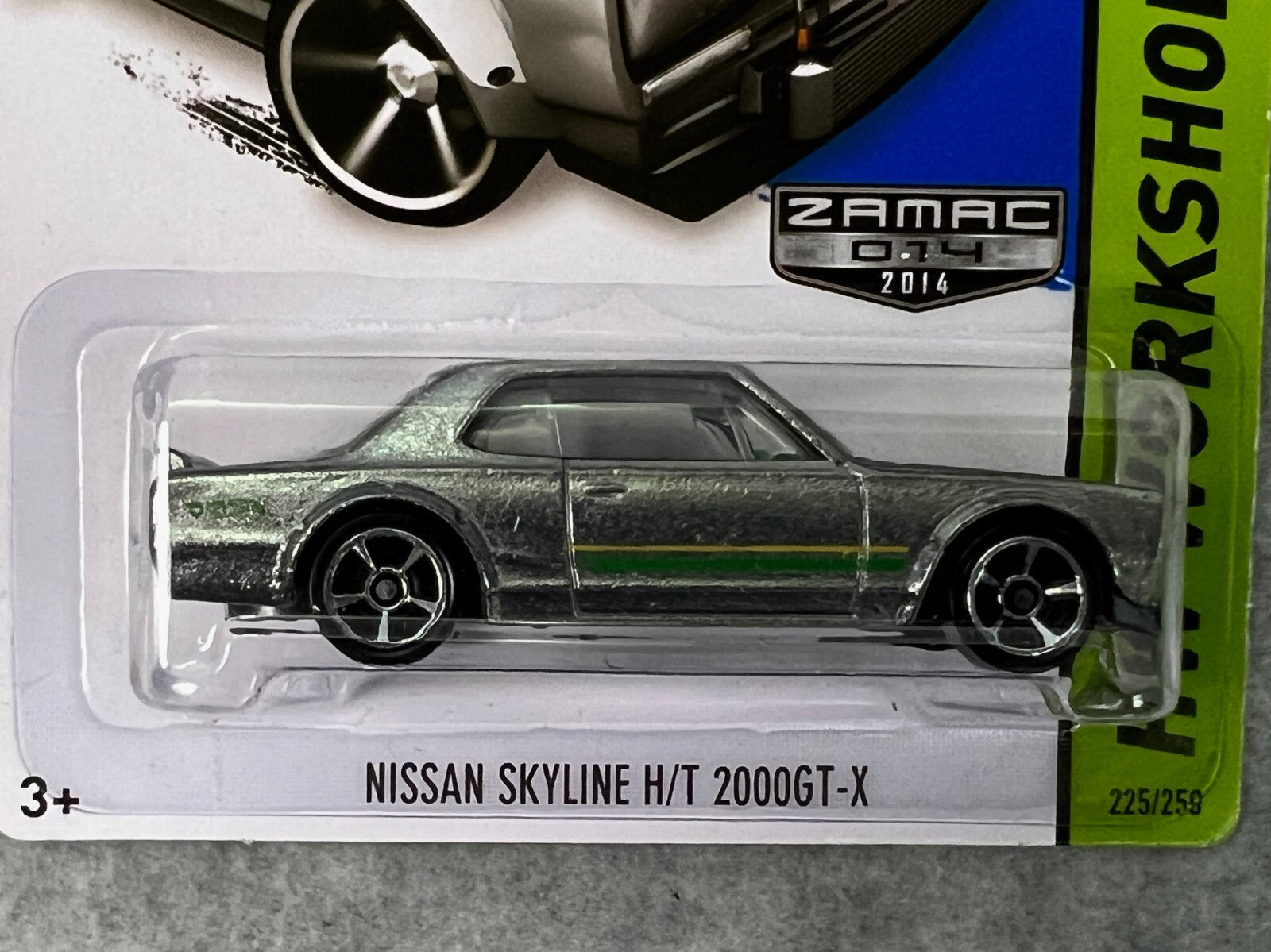 🎌🎌Hot Wheels HW Workshop Nissan Skyline H/T 2000GT-X Zamac 2013 H11🎌🎌