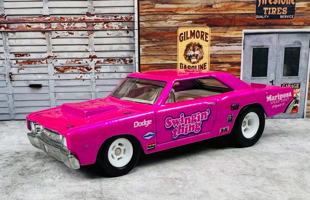 🇺🇸🇺🇸Hot Wheels 1968 Dodge Dart Pink Swinging Thing Loose C23🇺🇸🇺🇸