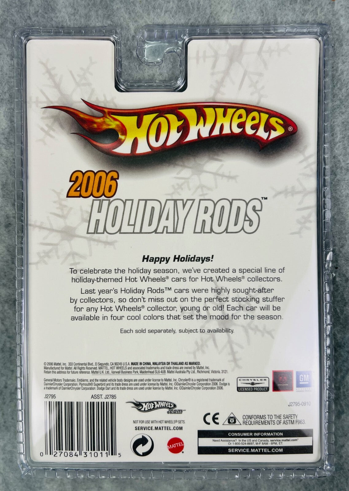 🔥🔥🔥Hot Wheels 2006 Holiday Rods Blue 57 Chevy Bel Air GREEN H33🔥🔥🔥