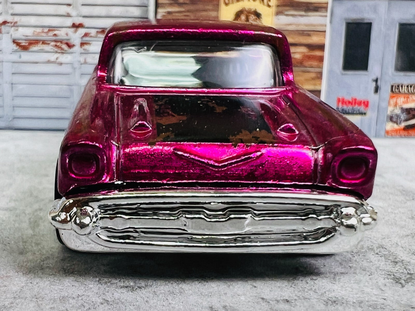 🔥🔥🔥Hot Wheels '57 Chevy  Rod Squad Super Treasure Hunt LOOSE C6🔥🔥🔥
