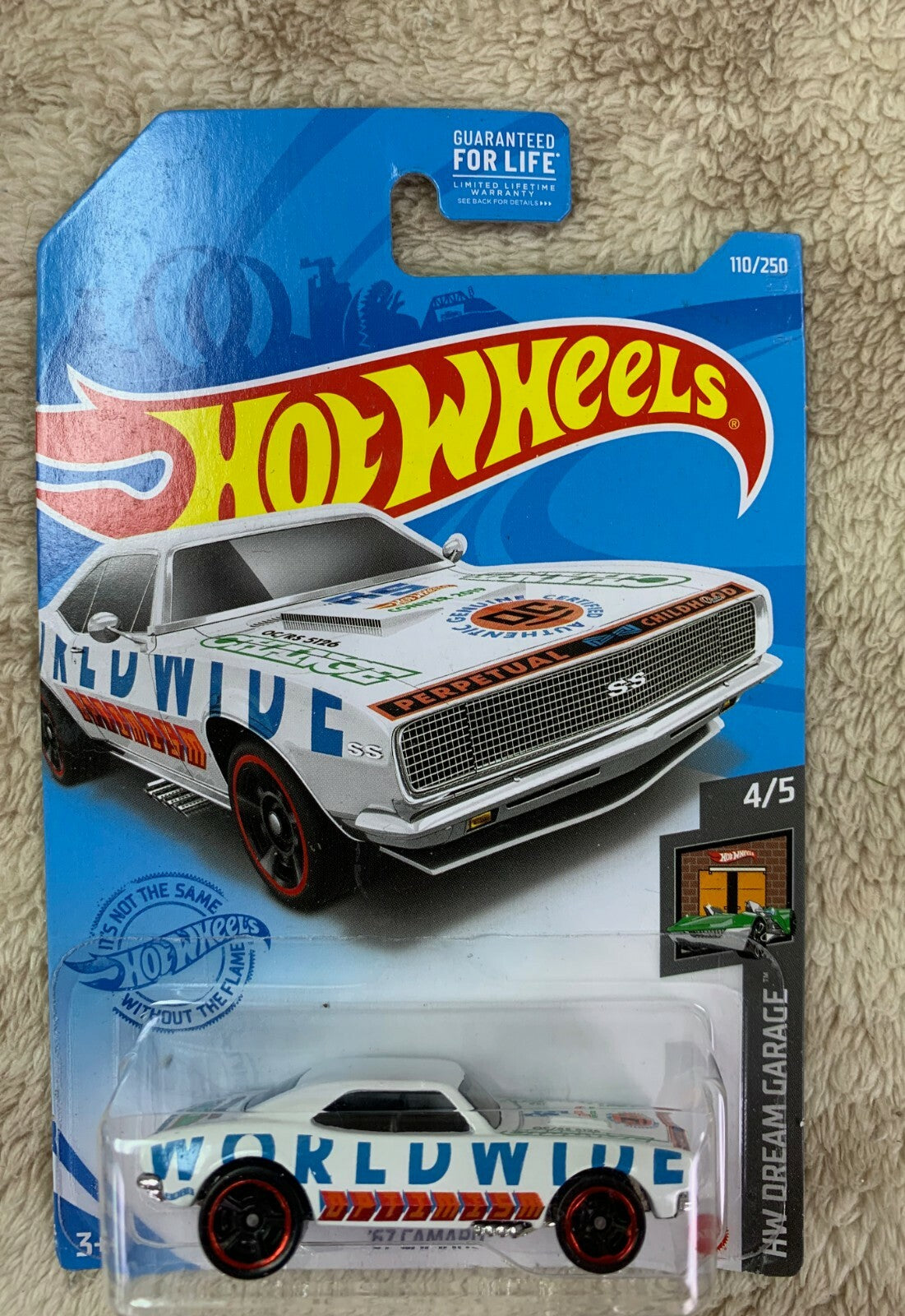 '67 Camaro 110/250 Hot Wheels 2021 GRY12 Dream Garage 4/5 (Worldwide) White HW05