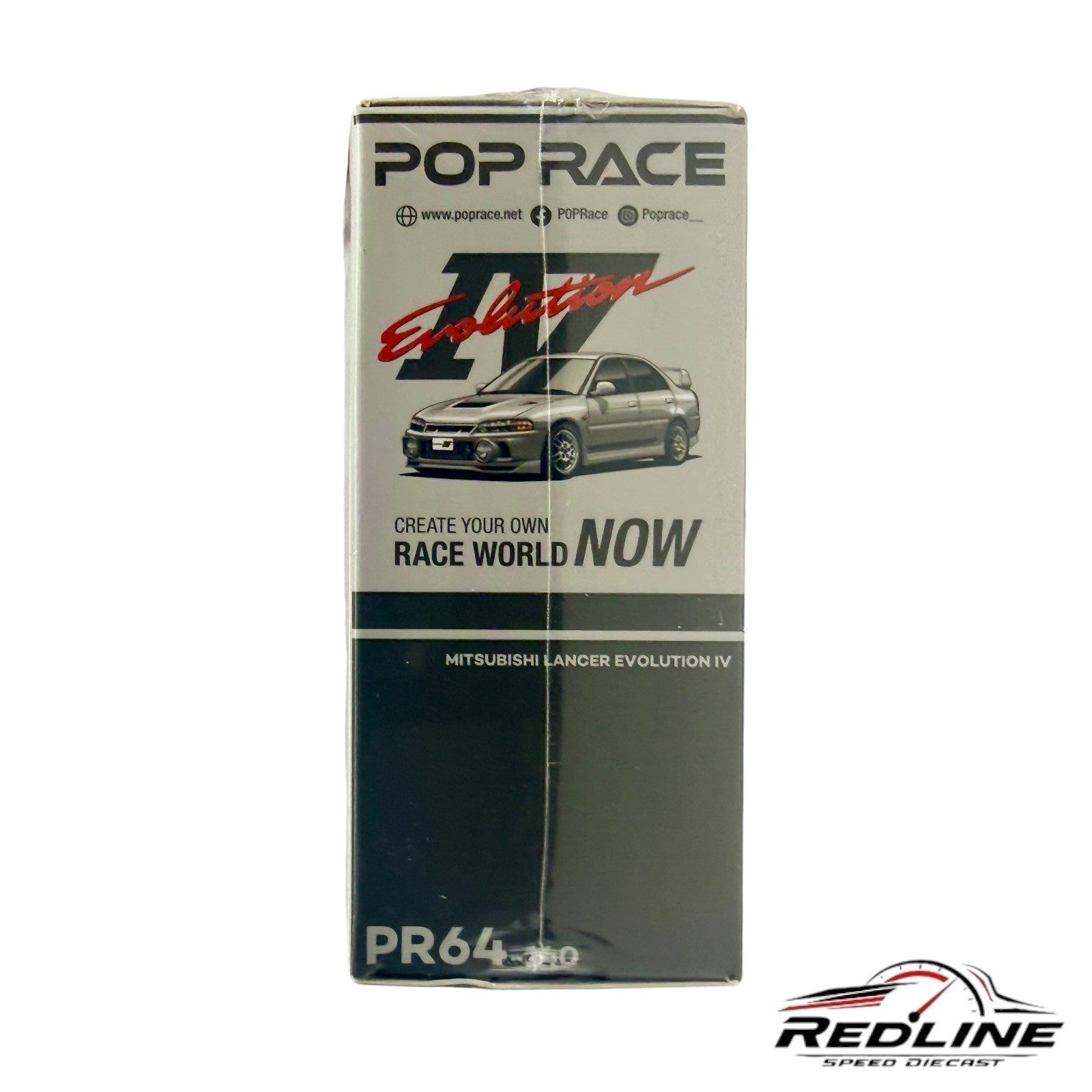 🎌🎌POPRACE Mitsubishi Lancer Evolution IV 1:64 Sealed H15🎌🎌