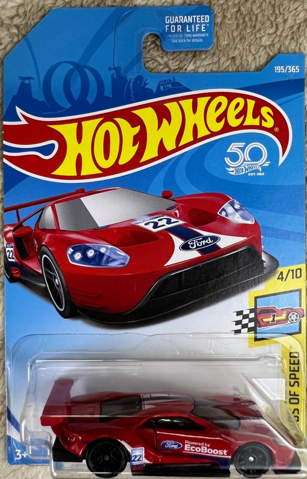 🇺🇸🇺🇸Hot Wheels Legends of Speed Series 2016 Ford GT Race Red HW18🇺🇸🇺🇸