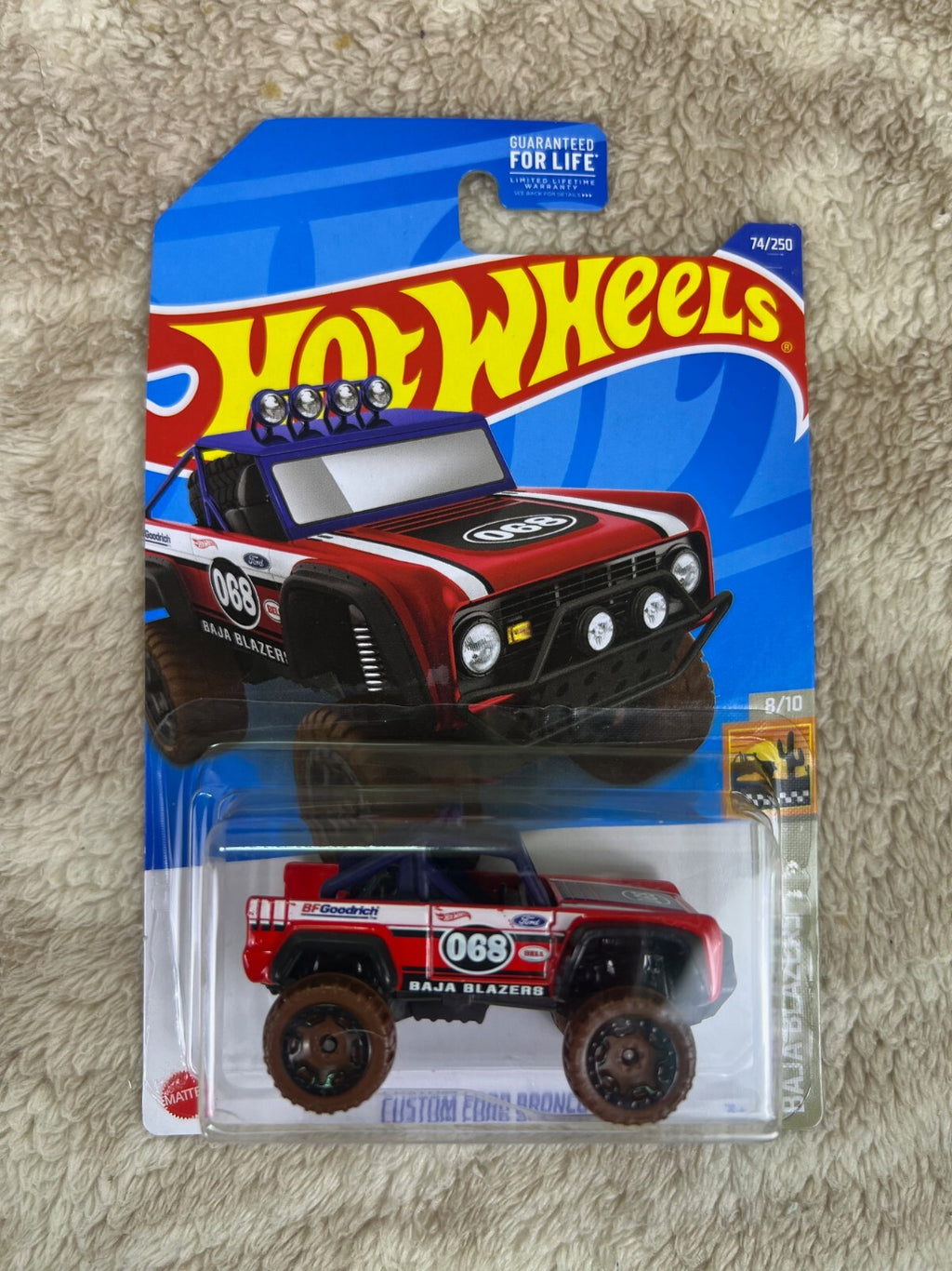 🇺🇸🔥🔥🔥 Hot Wheels BAJA BLAZERS  Custom Ford Bronco Red HW18🔥🔥🔥🇺🇸