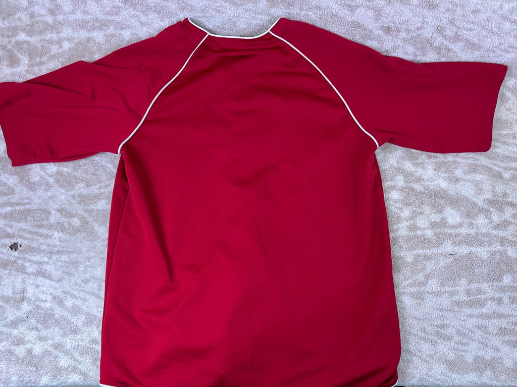 ⚾️⚾️⚾️True Fan MLB St Louis Cardinals Mens Size LG Red Short Sleeve Jersey⚾️⚾️⚾️