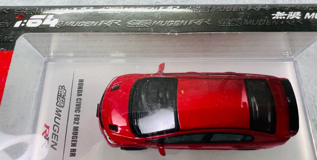 🎌🎌🎌Inno64 Honda Civic Fd2 Mugen RR RED  1/64 Scale H35🎌🎌🎌