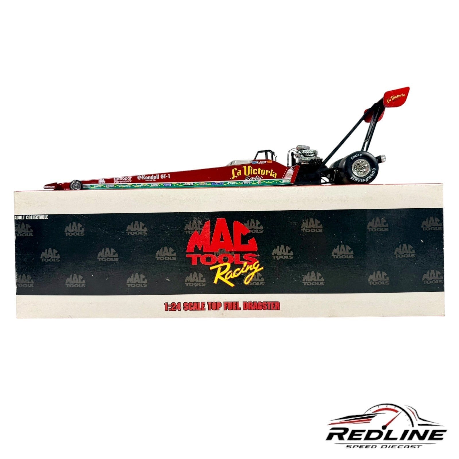 🏁Mac Tools Racing Darrell Gwynn Mike Dunn 1996 La Victoria Salsa NHRA 1:24 D4🏁