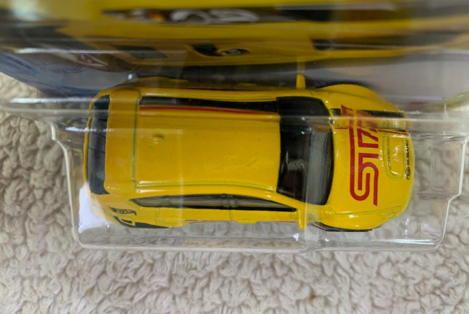 ******Hot Wheels Subaru WRX STI YELLOW 1/64 #68/250 HW Speed Graphics HW05******