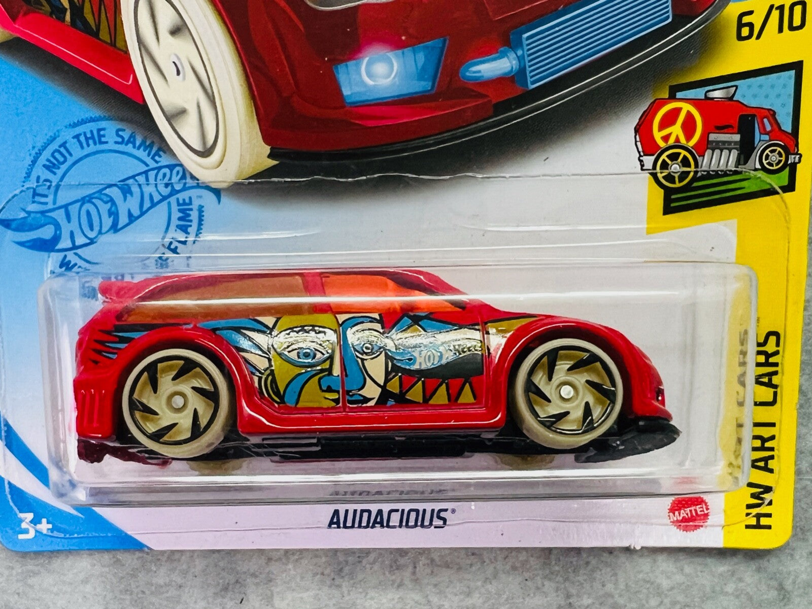 🔥🔥🔥Hotwheels Audacious HW Art Cars Red H25🔥🔥🔥
