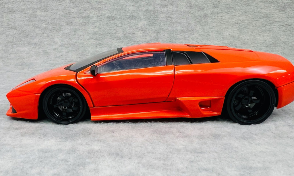 🇮🇹Jada Die Cast 1:24 Fast & Furious Roman's Lamborghini Murcielago Orange🇮🇹