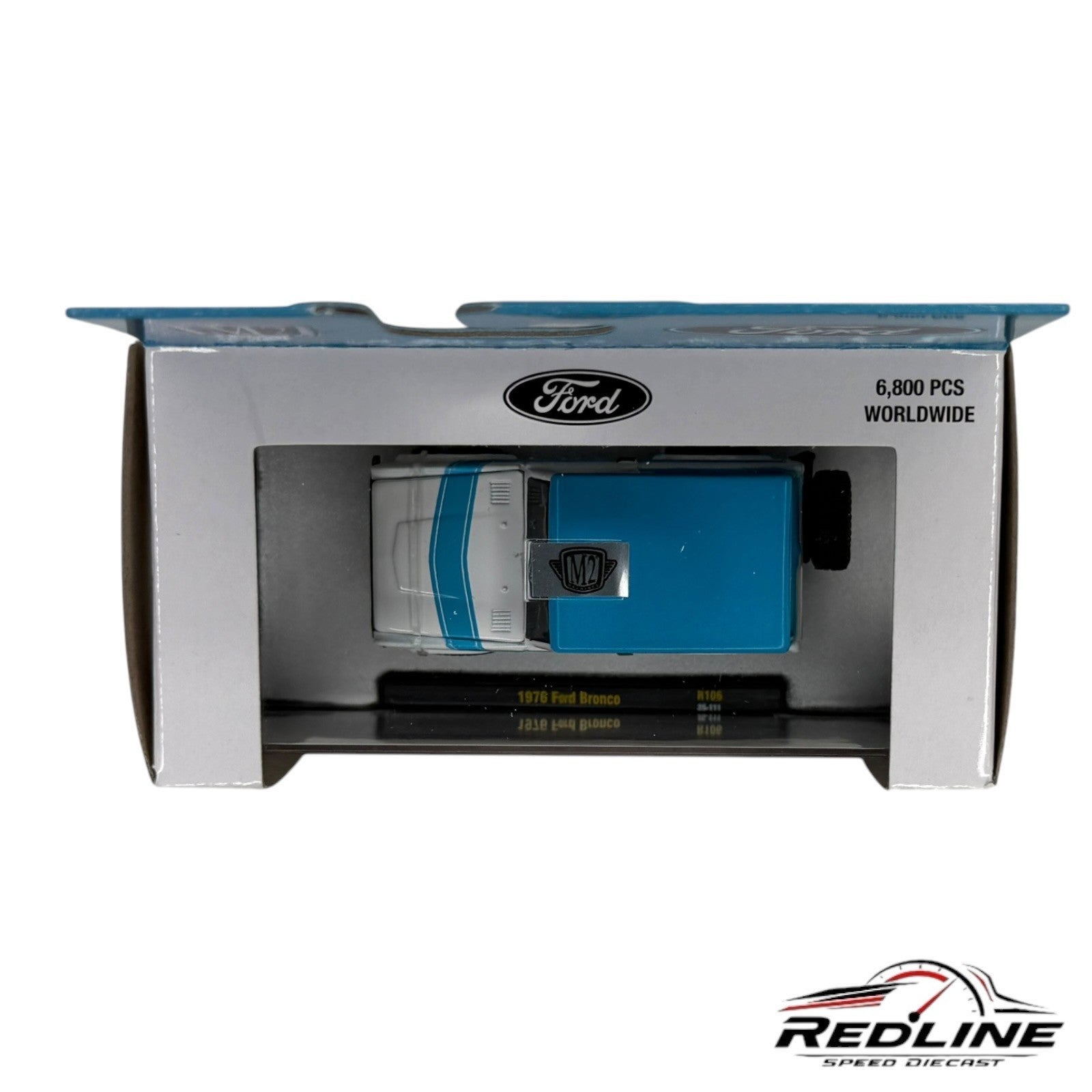 M2 Machines Auto-Thentics 1976 Ford Bronco R106 Blue H26