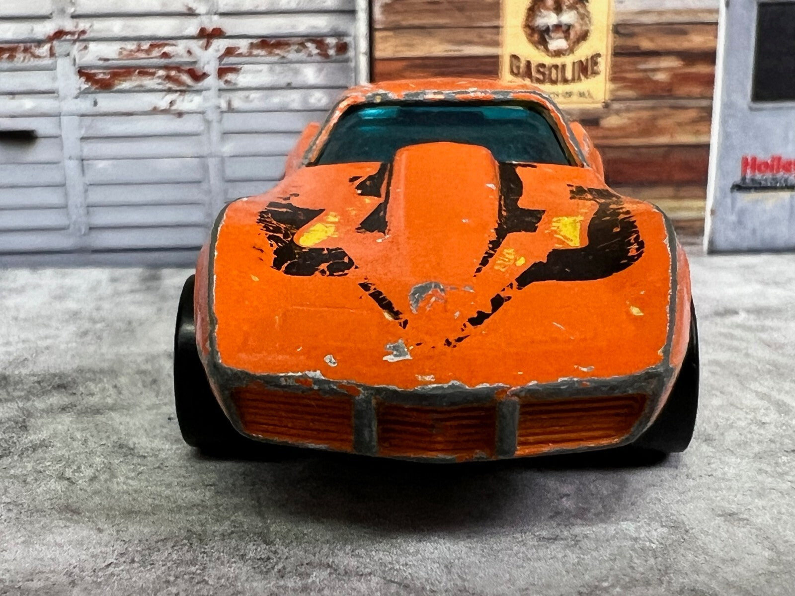 🔥🔥🔥Hot Wheels 1975 Flying Colors Corvette Stingray Orange Hong Kong C3🔥🔥🔥