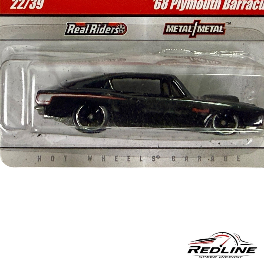 🇺🇸Hot Wheels Phil's Garage  '68 Plymouth Barracuda BLACK H13🇺🇸