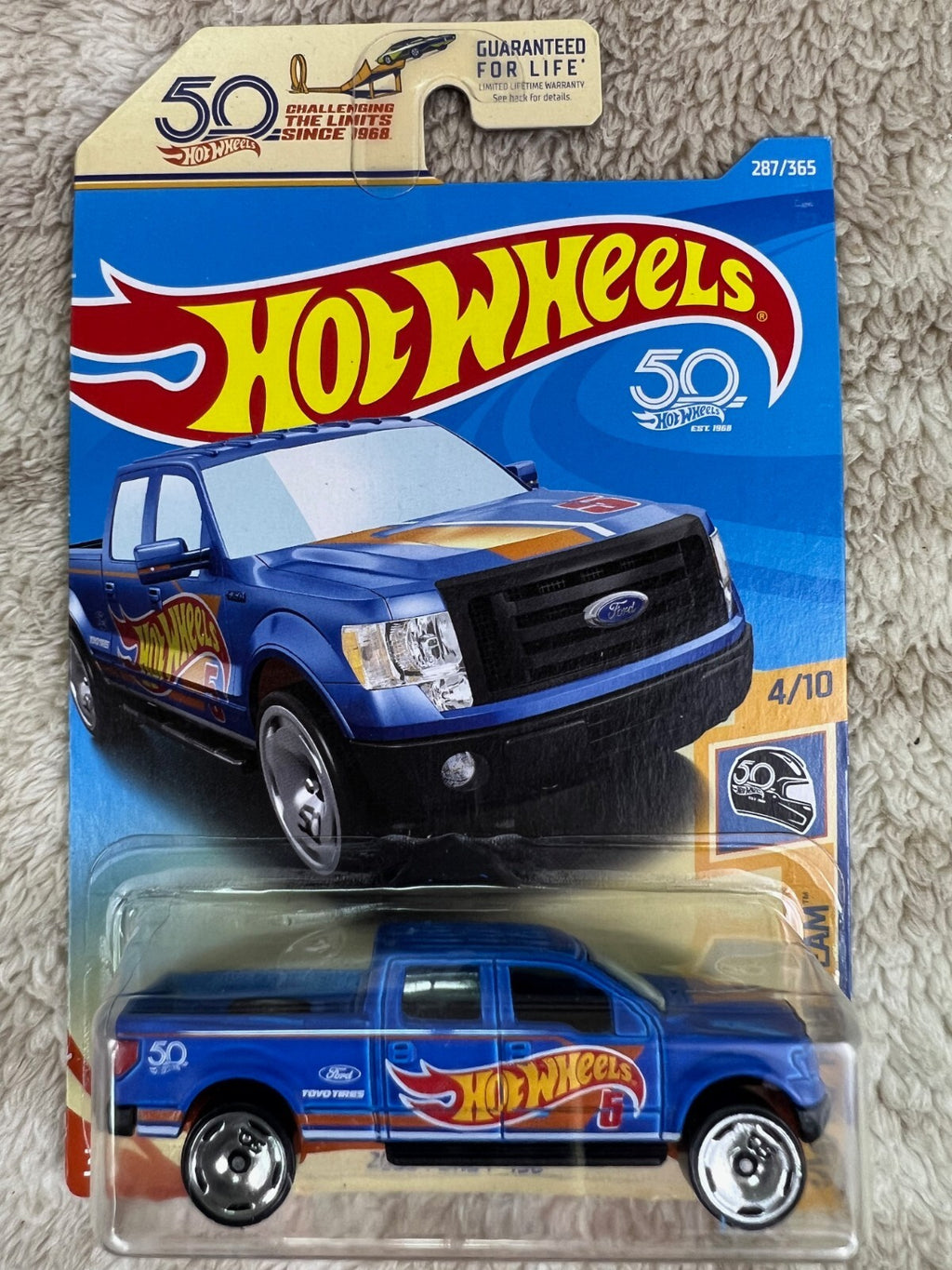 🇺🇸🇺🇸Hot Wheels#287 HW 50th Race Team 4/10 2009 FORD F-150 Blue HW18🇺🇸🇺🇸