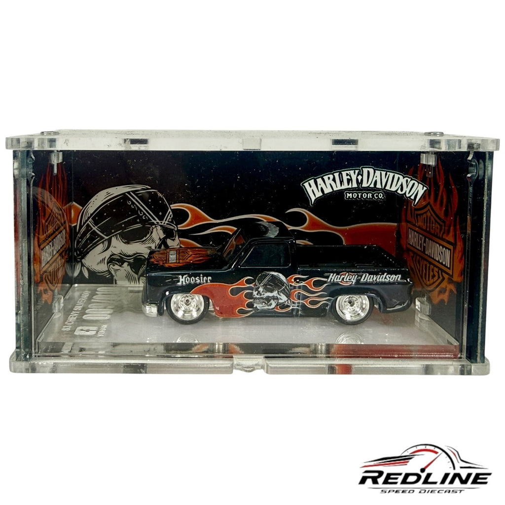 🇺🇸Hot Wheels 1983 Chevy Silverado Yohan Harley Davidson Black 9/10  H31🇺🇸