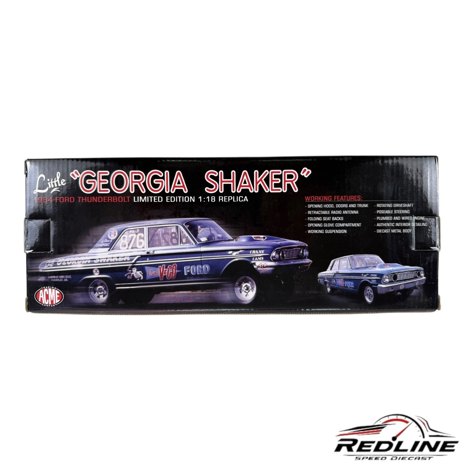 ACME GMP Ford Thunderbolt Georgia Shaker Blue Metallic FRANK VEGO FORD 1:18 LN